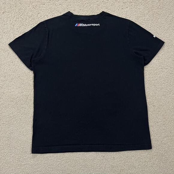 BMW Motosport Puma Mens Black T Shirt Size Large - Picture 4 of 5